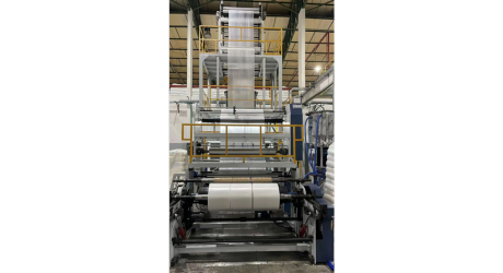 巴西，單層1200吹膜機，用于各種LDPE薄膜包裝等